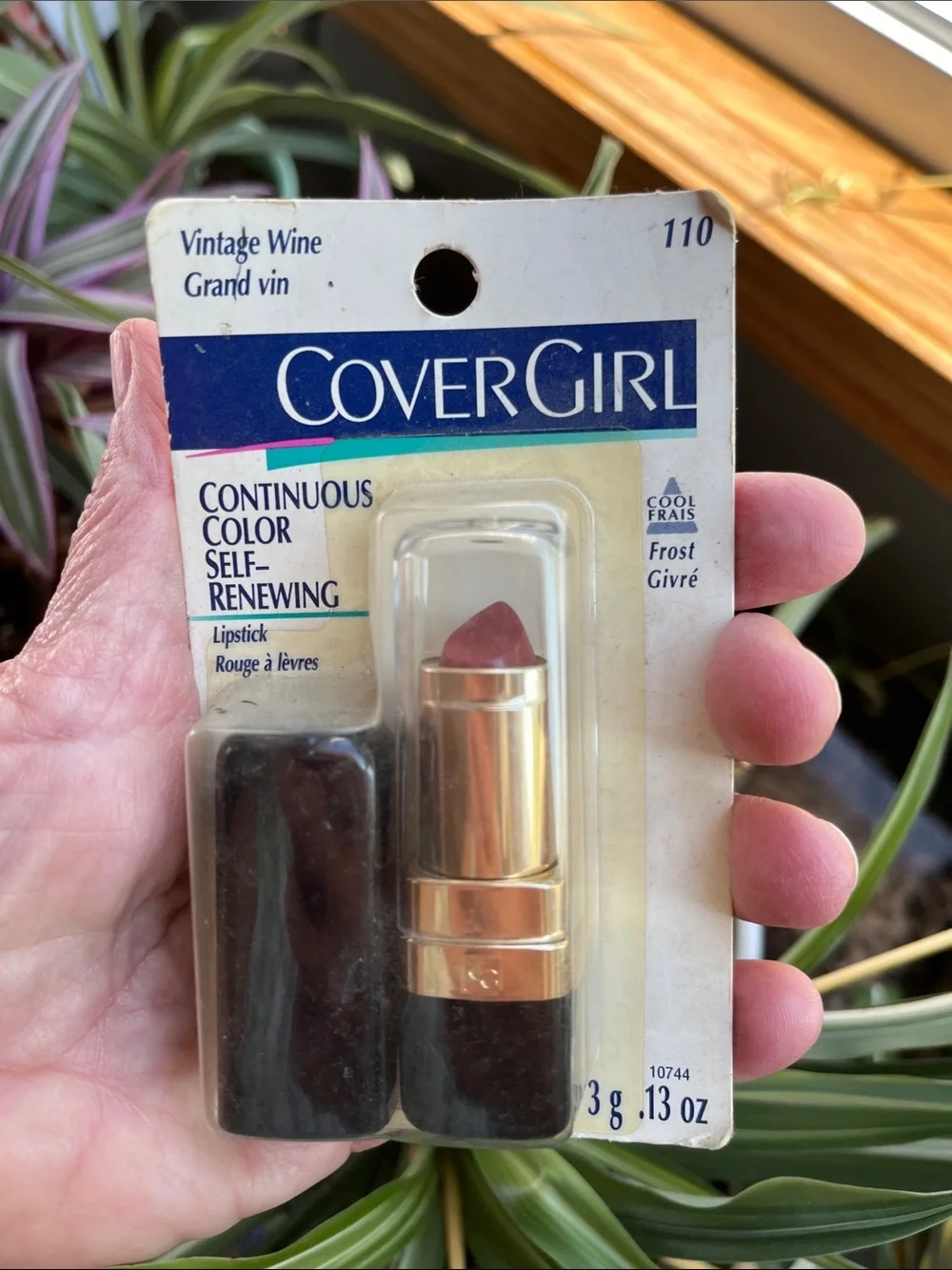 Vtg Covergirl Continuous Color Lipstick VINTAGE WINE 110 NOS Self Renewing